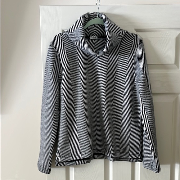 J. Crew Striped Sweater - Black and White - Picture 1 of 5
